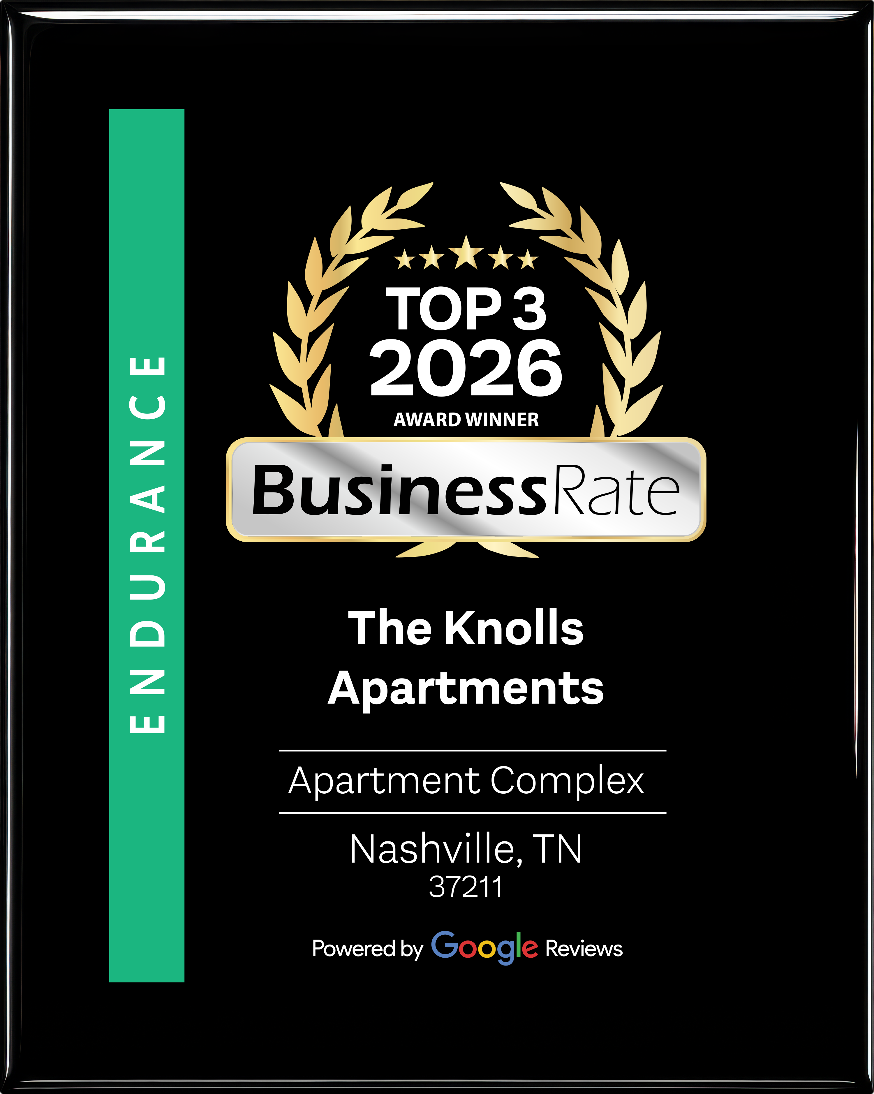 ApartmentRating - Top 3 2026 award winner - Business Rate